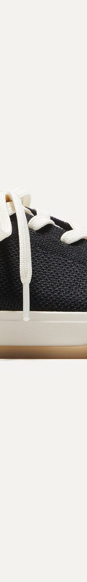 The Lace Up Sneaker - Black