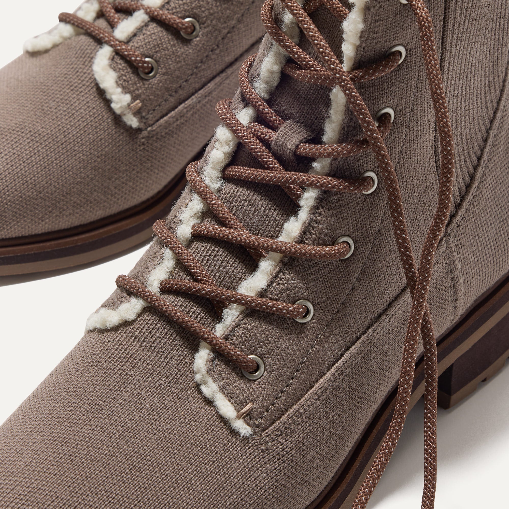 The Cozy Laced Lug Boot - Sparrow - Image 7