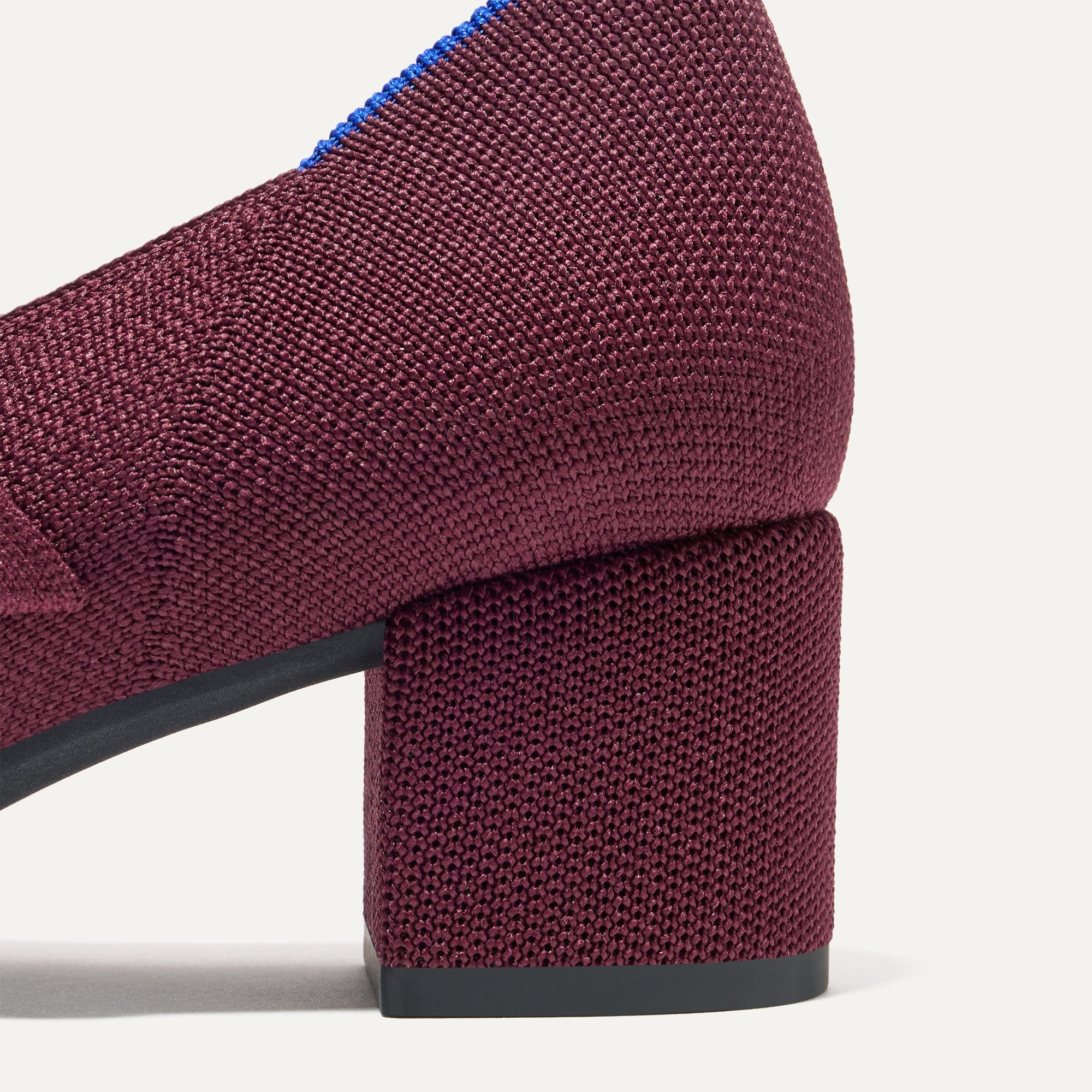 The Mary Jane Heel - Wine Red - Image 7