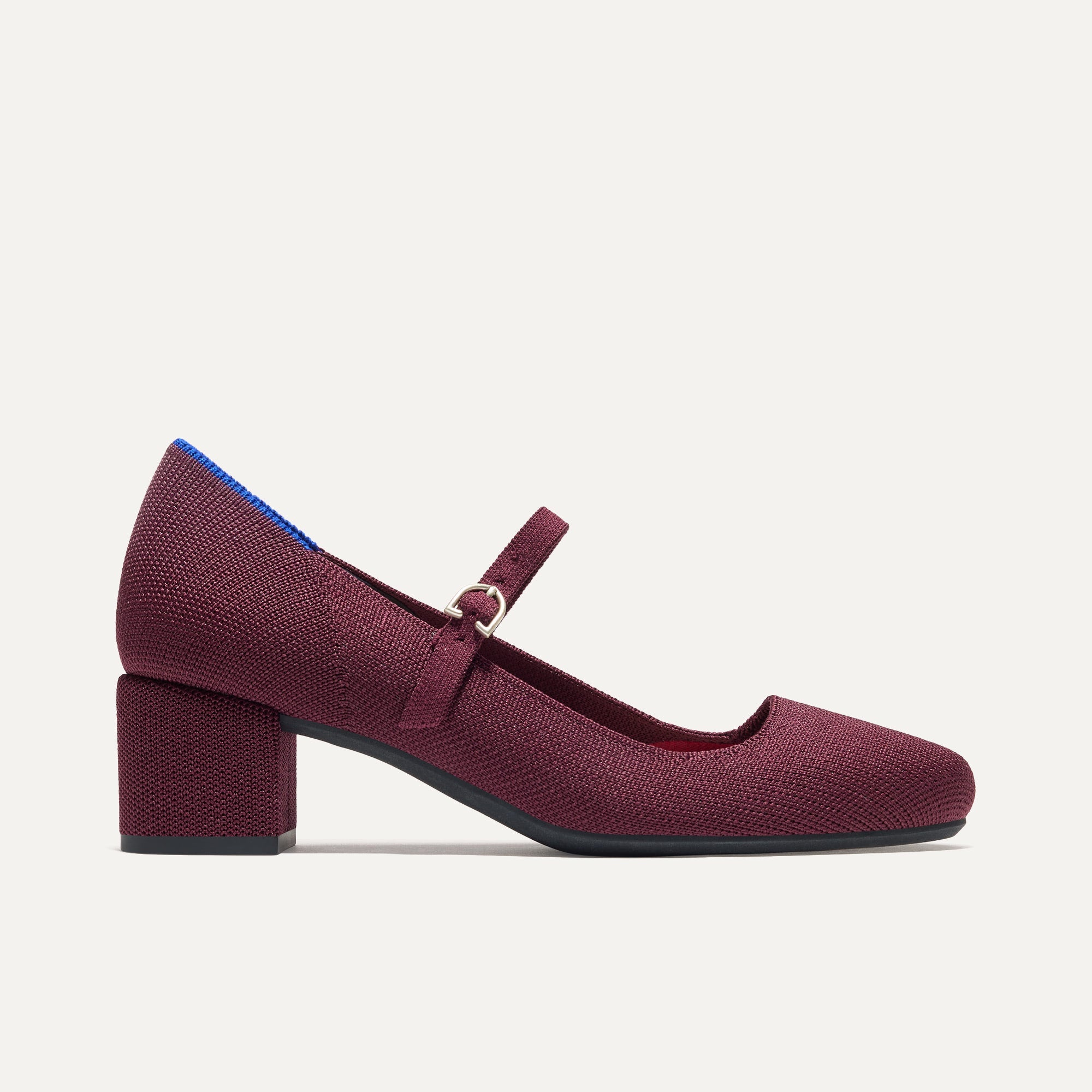 The Mary Jane Heel - Wine Red - Image 4
