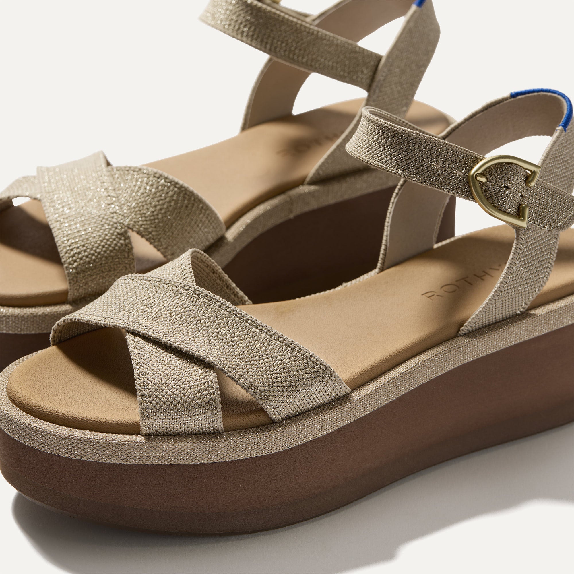 The Criss–Cross Lightweight Wedge Sandal - Aurora - Image 6