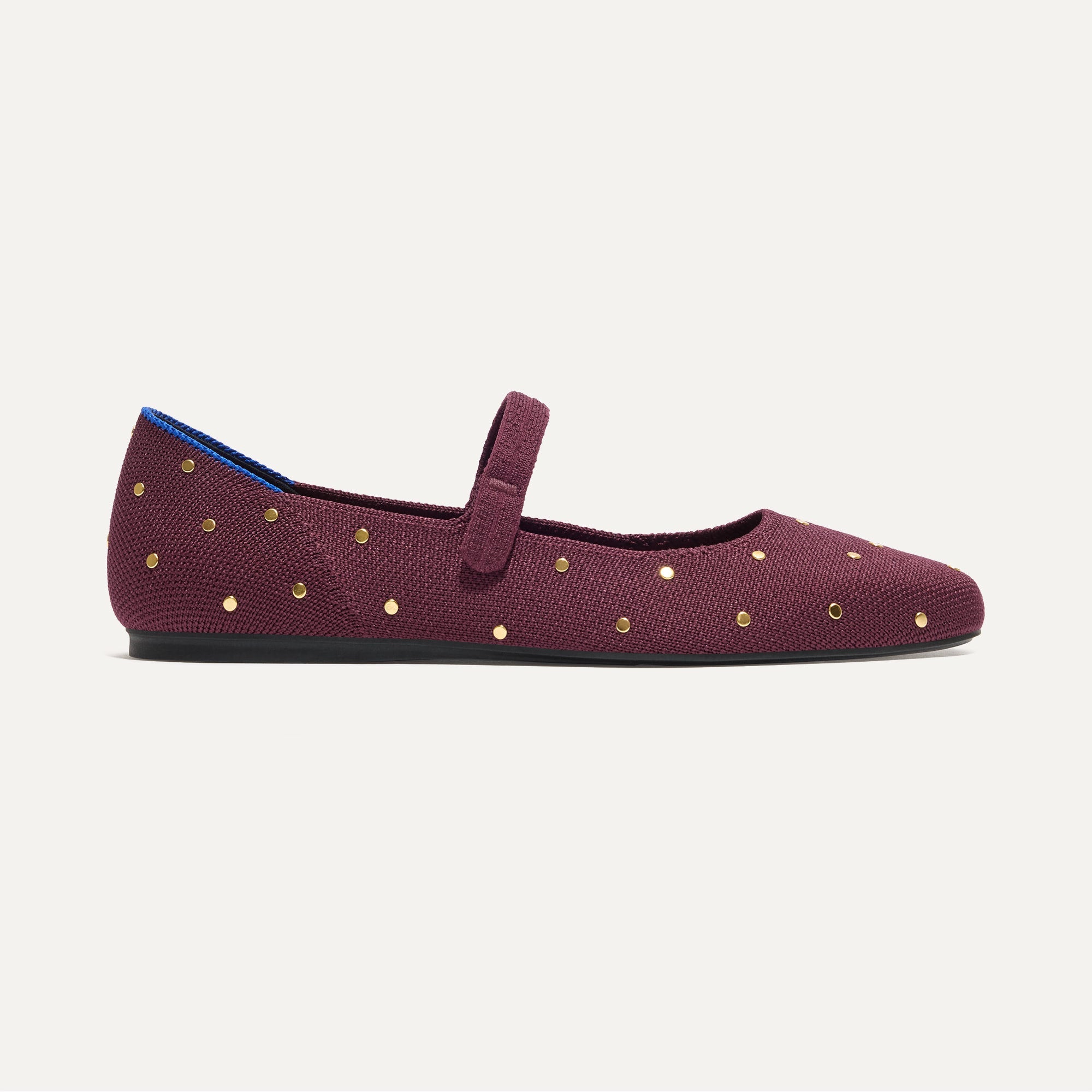 The Square Mary Jane - Studded Syrah - Image 5