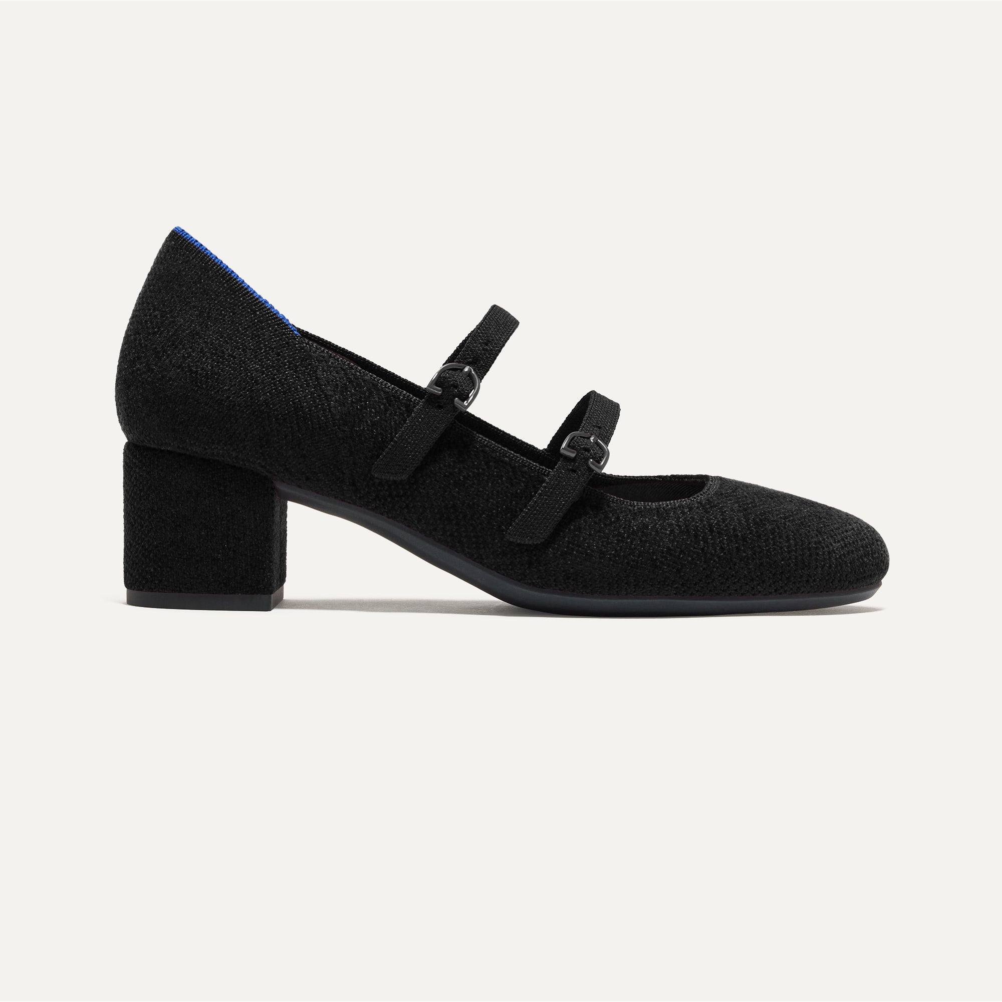 The ReVelvet™ Double Buckle Mary Jane Heel - ReVelvet™ Black - Image 4